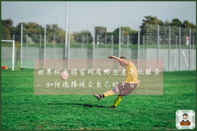 世界杯竞猜官网有哪些差异化服务，如何选择适合自己的平台？