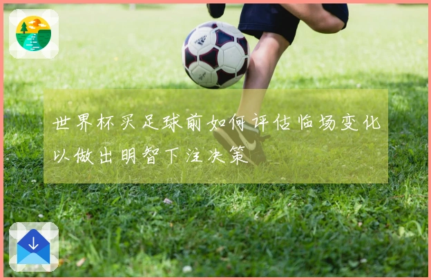 世界杯买足球前如何评估临场变化以做出明智下注决策